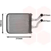 VAN WEZEL 83006067 Kachelradiateur, interieurverwarming