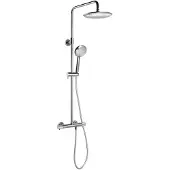 Sapho Solaris Combi-doucheset met thermostatische mengkraan, chroom