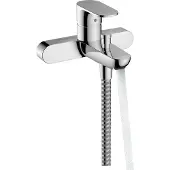 Hansgrohe rebris s eengreeps badmengkraan opbouw met hartafstand 15.3 cm, chroom