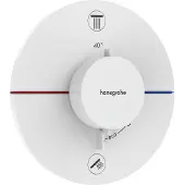 Hansgrohe showerselect comfort s thermostaat inbouw voor 2 functies, mat wit