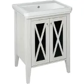 Sapho Cross Wastafelmeubel 55x81x43cm, oud wit