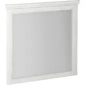 Sapho Spiegel met houten frame cross wit hout 70x80 cm