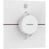 Hansgrohe showerselect comfort e thermostaat inbouw voor 1 functie, mat wit