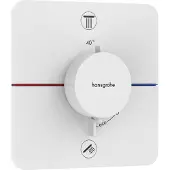 Hansgrohe Showerselect Comfort Q inbouw thermostaat 2 uitgangen mat wit