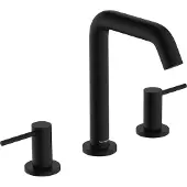 Hansgrohe tecturis s 3-gats wastafelkraan 150 met afvoerplug, mat zwart