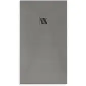 Boss & Wessing Douchebak bws elsa composiet anti-slip 90x90x3 cm mat grijs
