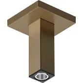Hansgrohe plafondaansluiting e 10 cm, brushed bronze