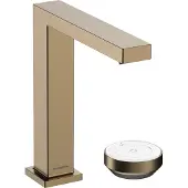 Hansgrohe Tecturis E - Wastafelkraan - 2-gats -CoolStart energiebesparend - Met waste - 150mm maat - Brushed Bronze