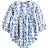 Next Rompertje/body 'Cath Kidston' blauw / zwart / wit