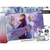 Nathan Puzzle 45 pièces L'amour de deux sœurs Disney La Reine des Neiges 2