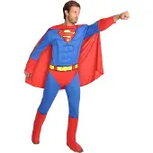 Atosa Superman Man Costume Rood XL Kinderen