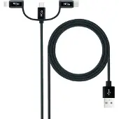 Nanocable USB-kabel NANOCABLE 10.01.3200 Zwart 1 m