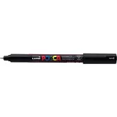 Posca Marker pen/felt-tip pen PC-1MR Black (6 Units)