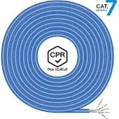 Aisens Netwerkkabel RJ45 - - A146-0664 - Cat.7 - 600 MHz - 100 m - S/FTP - Blauw