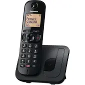Panasonic KX-TGC250, DECT-telefoon, Draadloze headset, Luidsprekerfunctie, 50 nummers, Nummerherkenning, Zwart