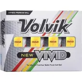 Volvik Vivid 2020 Yellow Golfbal