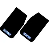 Sparco Universele spatlappen 'Large' - Zwart, set à 2 stuks