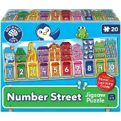 Orchard - Number Street - 20-delige straat puzzel - inclusief grote poster - vanaf 2 jaar