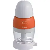 Ariete DeLonghi Ariete 439 Grati Turbo Kaasrasp en Hakmolen met Container / 200 Watt, Keukenrasp, Oranje