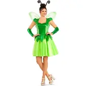 MOM Fairy Girl Costume Groen XL Kinderen