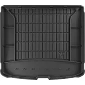 Frogum - DryZone - Kofferbakmat 3D met Organizer - Geschikt voor SEAT Altea XL (2004-2015) - Hoge laadvloer - TPE Rubber - Zwart