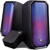 CoolBox R205, 2.0 kanalen, bekabeld en draadloos, 3 Watt, 150 - 20000 Hz, 4 Ohm, zwart