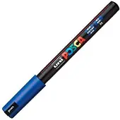 Uni-Ball Verfstift posca pc1mr ef donkerblauw | 6 stuks