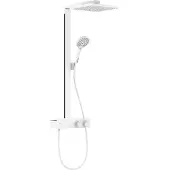 Hansgrohe Raindance E Showerpipe 300 1jet EcoSmart met ShowerTablet 350, mat wit