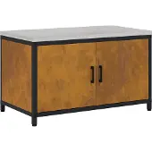 vidaXL Keukenopslag Kast HATTEM Roestig 90 x 50 x 53 cm Staal
