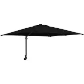 vidaXL Tuinparasol Zwart 248,5 x 247,5 x 160 cm Polyester en Staal