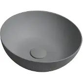 Sapho Formigo Betonnen waskom, Ø39cm, mat grijs