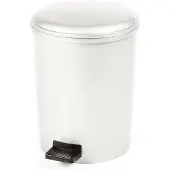 V-Part Pedaalemmer - prullenbak - vuilbak - afvalbak - Wit 20 Liter