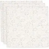 Jollein Multidoek Hydrofiel 70x70 Elephant Tales 3-pack