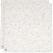 Jollein Multidoek 115x115 Elephant Tales 2-pack
