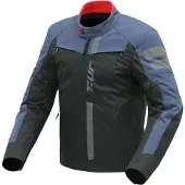 Tucano Tasmania Hydroscud jas, zwart/blauw, 2-laags, goedgekeurd, maat XL