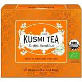 Kusmi Tea Biologische zwarte thee English Breakfast – 20 mousseline theezakjes