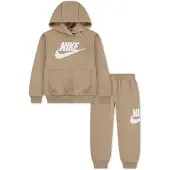 Nike Joggingpak 'CLUB FLEECE' beige / wit