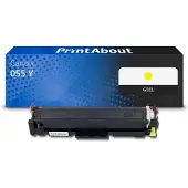 PrintAbout Toner 055 Y Geel geschikt voor Canon