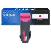 PrintAbout Toner 106R03478 Magenta geschikt voor Xerox