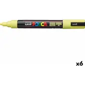 Posca Verfstift Posca PC5M medium zonnegeel | 6 stuks