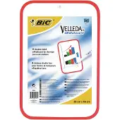 Velleda Tableau Blanc Bic double-face unie - 44 x 30 cm Rouge Rouge