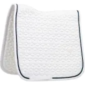 Kentucky Horsewear Horsewear - Zadeldoek glitter rope dressage wit/zwart