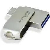Integral USB stick | | 256 GB (USB A en USB C, USB 3.2, Metaal)