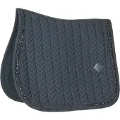 Kentucky Horsewear Horsewear - Zadeldoek glitter stone dressuur zwart