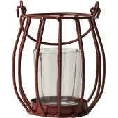 Gusta Lantaarn 8x11cm Rood
