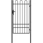 vidaXL Hekpoort BOXTEL 103 x 225 cm Gepoedercoat staal Grijs
