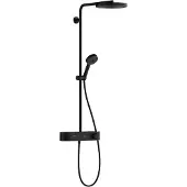 Hansgrohe Pulsify S260 thermostatische kraan regendoucheset Mat Zwart