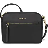 Travelon Addison Small Crossbody - Compacte Anti-diefstal & RFID Schoudertas - Zwart