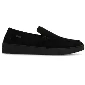 Manfield Zwarte suède loafers | Maat 47