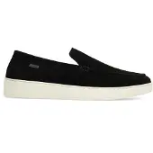 Manfield Zwarte suède loafers | Maat 43